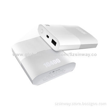 10,400mAh Power Bank with Quickly Charges
